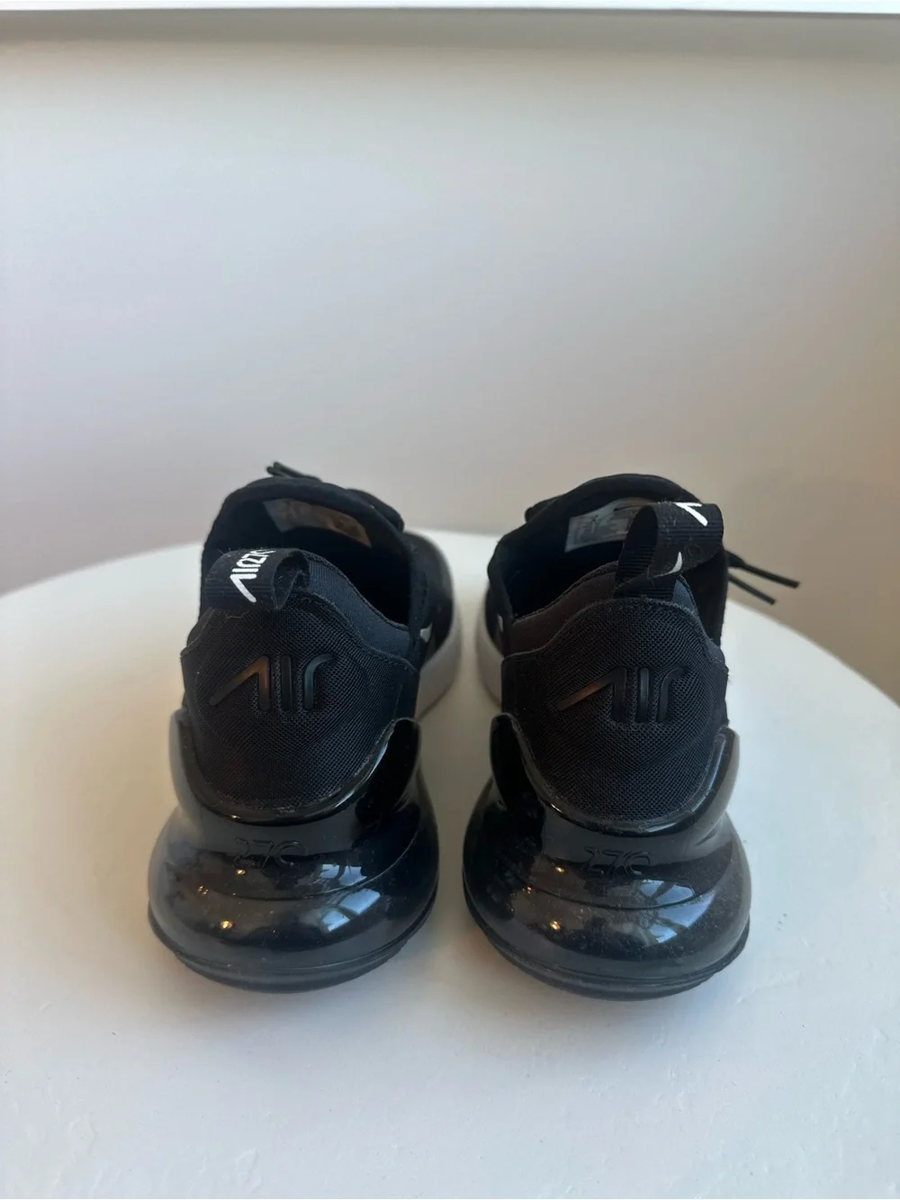 Nike Black and White Air Max 270 Style Sneakers